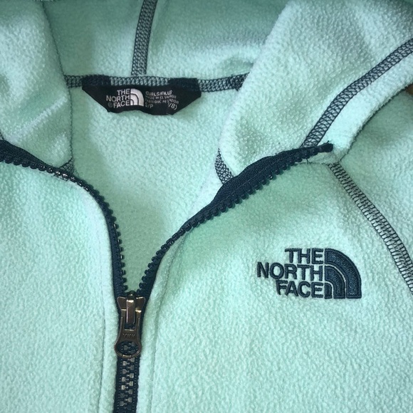 The north face fleece full zip hoody sweatshirt - Picture 3 of 4
